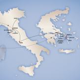 italy greece trip itinerary